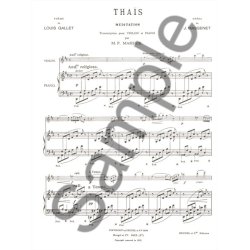 Massenet: Thais meditation violon et piano
