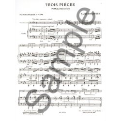 Nadia Boulanger: 3 Pieces - No. 3 In C Sharp Minor (Cello & Piano)