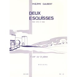 Philippe Gaubert: 2 Esquisses No.1: Soir sur la Plaine (Flute & Piano)