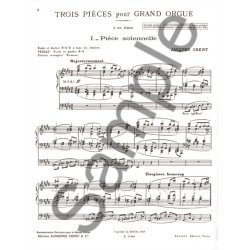 Jacques Ibert: Trois Pi&egrave;ces (Organ)