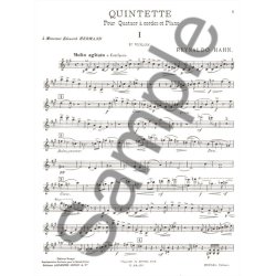 Reynaldo Hahn: Quintet for 2 Violins, Viola, Cello and Piano