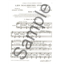 Darius Milhaud: Les Malheurs d'Orph&eacute;e Op.85 (Opera)