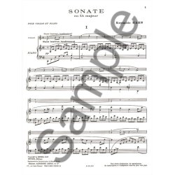 Reynaldo Hahn: Sonata In C Major (Violin/Piano)
