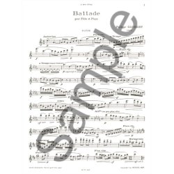 Philippe Gaubert: Ballade (Flute & Piano)