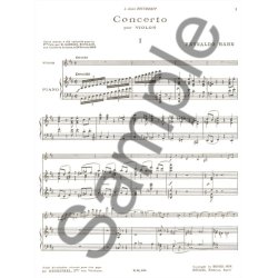 Reynaldo Hahn: Concerto (Violin & Piano)