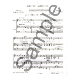 Kurt Weill: Marie Galante (med) (Voice & Piano)