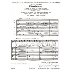 Joseph Canteloube: Baïlèro