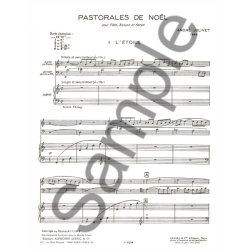 Andr&eacute; Jolivet: Pastorales de No&euml;l (Trio - Mixed)
