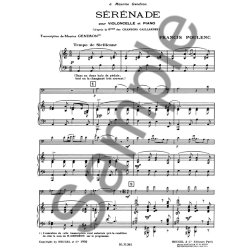 Francis Poulenc: Serenade (Cello/Piano)