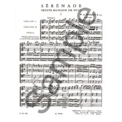 Wolfgang Amadeus Mozart: Serenade from 'Eine Kleine Nachtmusik' KV525 (PH124) (Quintet-Strings)