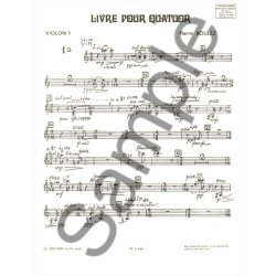 Pierre Boulez: Livre pour Quatuor (Quartet-Strings)