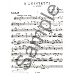 Darius Milhaud: Quintette No.2, Op.316 (Quintet-Strings)