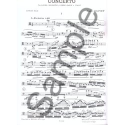 Concerto pour basson, orchestre &agrave; cordes et piano version pour piano et basson