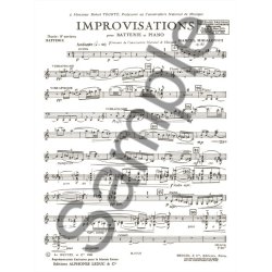 Marcel Mihalovici: Improvisations Op.83 (Percussion(s) & Piano)