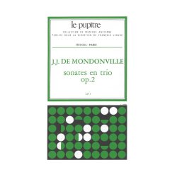 Jean-Joseph Cassan&eacute;a de Mondonville: Sonates en Trio (LP3) (Violins 2 & Piano)