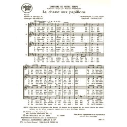 Brassens Chansons De Notre Temps Pj34 La Chasse Aux Papillons 4 Part