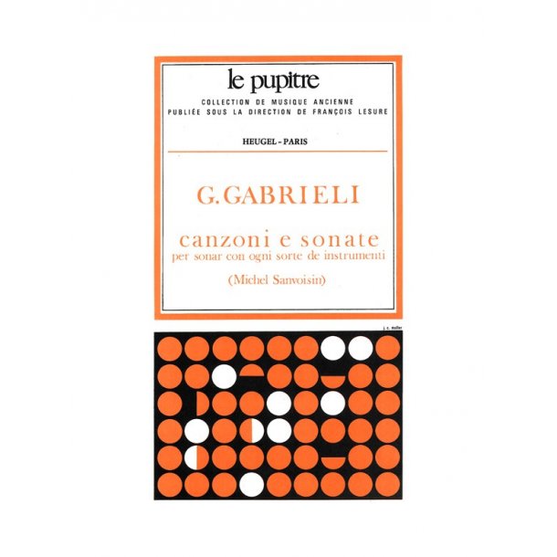 Giovanni Gabrieli: Canzoni e Sonate pour divers Instruments (LP27) (Ensemble-Mixed 8 or more)