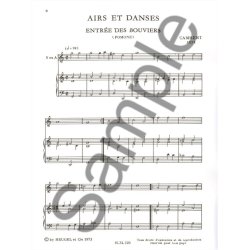 Michel Sanvoisin: Airs et Danses (Recorder & Piano)