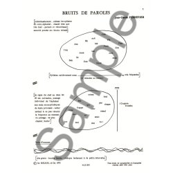 Jean-Claude Pennetier: Word Sounds, for Mixed Choir