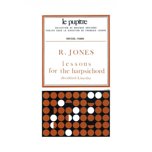 Jones: Lessons fot the harpsichord (pi&egrave;ces de clavecin) (lp49)