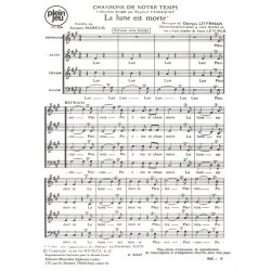 Georges Liferman: The Moon is dead (SATB)
