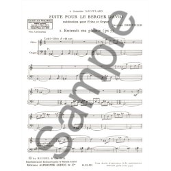 Jacques Berthier: Suite pour le Berger David (Flute & Organ)