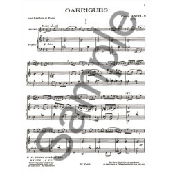 Pierre Ancelin: Garrigues (Oboe & Piano)