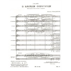 Pierre Villette: O Sacrum Convivium Op.27 (Choral-Mixed a cappella)