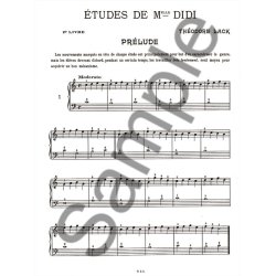 Th&eacute;odore Lack: Miss Didi''s studies, Op. 85 - Vol. 1