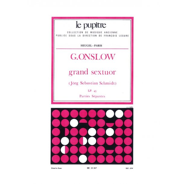 Georges Onslow: Grand Sextuor Op.77 bis (LP43) (Sextet-Mixed)