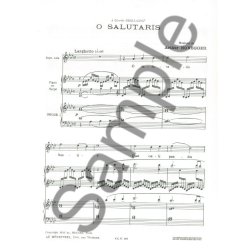 Honegger A. O Salutatis Soprano Solo Piano Book