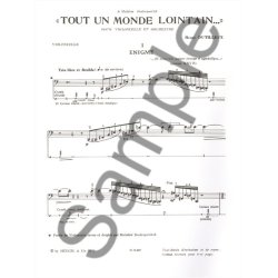 Henri Dutilleux: Tout un Monde lointain (Cello & Piano)