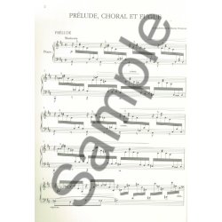 Franck Fauquet Prelude Choral Et Fugue Piano Book