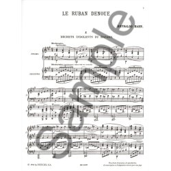 Hahn: Le ruban d&eacute;nou&eacute; 12 valses &agrave; deux pianos et une m&eacute;lodie