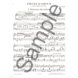 Hahn: Pi&egrave;ces d'amour et autres in&eacute;dits pour piano