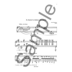 Jouni Kaipainen: Je Chante La Chaleur D&eacute;sesp&eacute;r&eacute;e Op.16