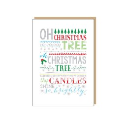 Holly Jolly Design: Oh Christmas Tree - Christmas Card