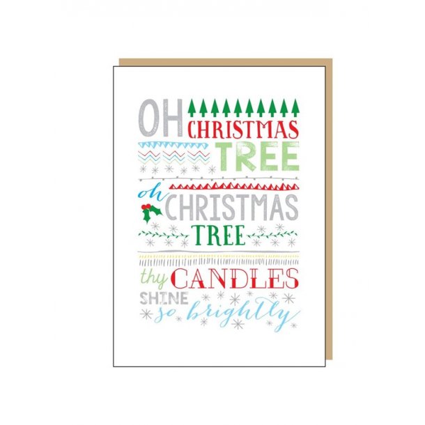 Holly Jolly Design: Oh Christmas Tree - Christmas Card