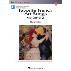 Favorite French Art Songs Volume 2 High Voice Book/Cd