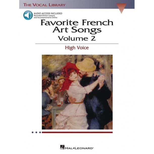 Favorite French Art Songs Volume 2 High Voice Book/Cd