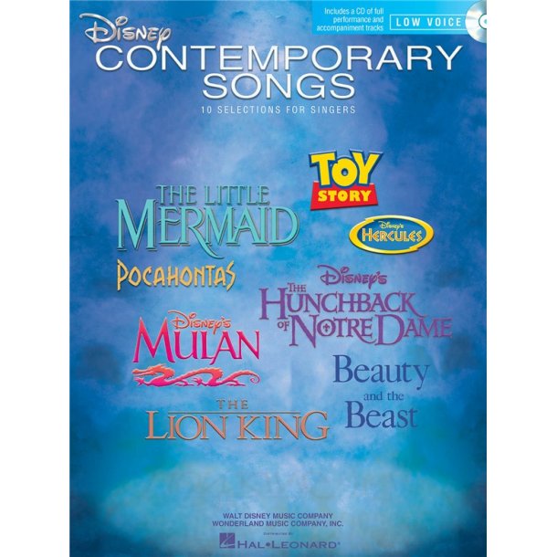 Disney Contemporary Songs For Low Voice