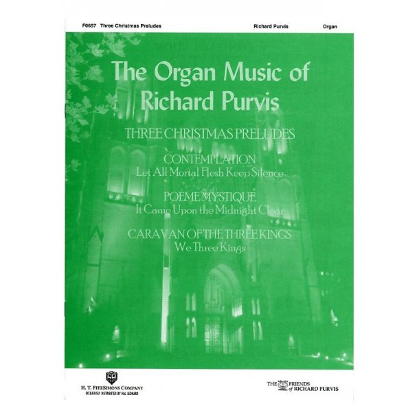 Richard Purvis: Three Christmas Preludes