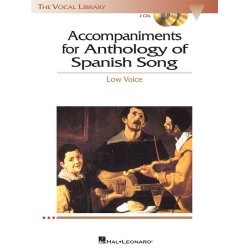 ANTHOLOGY OF SPANISH SONG LOW VOICE ACCOMPANIMENT CDS 2CD SET ONLY