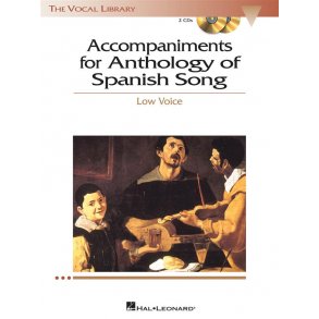 ANTHOLOGY OF SPANISH SONG LOW VOICE ACCOMPANIMENT CDS 2CD SET ONLY