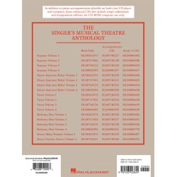The Singer's Musical Theatre Anthology - Volume 1 (Soprano) Book/2CDs