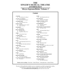 The Singer's Musical Theatre Anthology - Volume 2 (Mezzo-Soprano) Book/2CDs