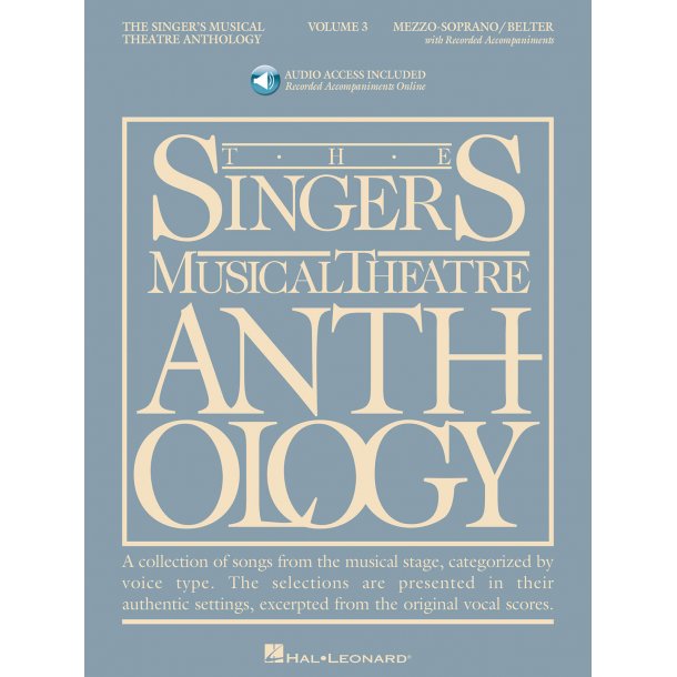 SINGER'S MUSICAL THEATRE ANTHOLOGY VOLUME 3 MEZZO SOPRANO BOOK/2CD