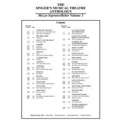 SINGER'S MUSICAL THEATRE ANTHOLOGY VOLUME 3 MEZZO SOPRANO BOOK/2CD