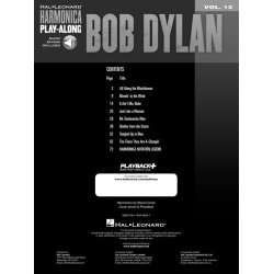 Harmonica Play-Along Volume 12: Bob Dylan