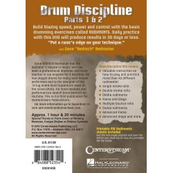 Dave "Bedrock" Bedrosian: Drum Discipline Parts 1 & 2 - Build Blazing Speed, Power And Control